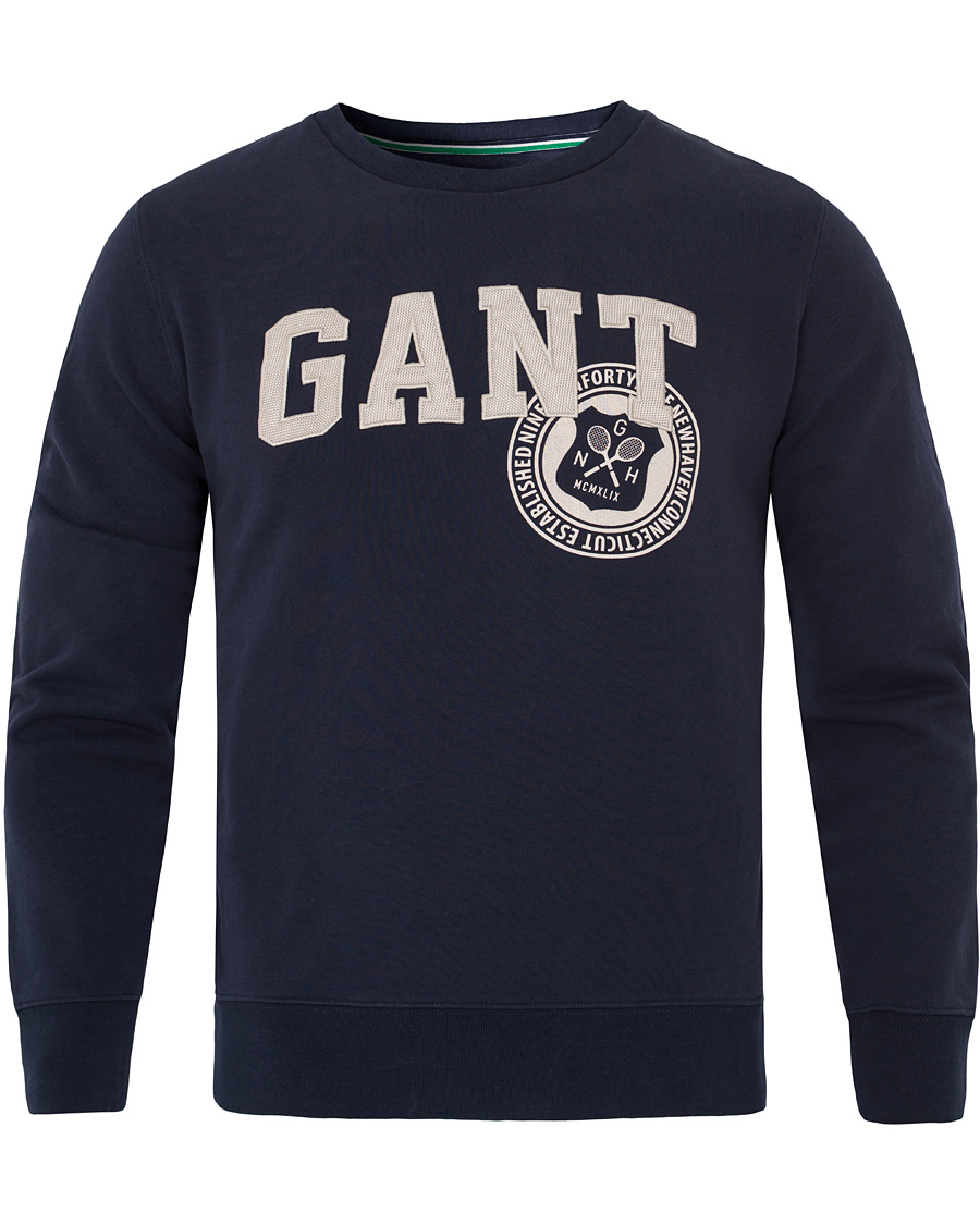 Heren | Truien | GANT | C-Neck Sweat Marine