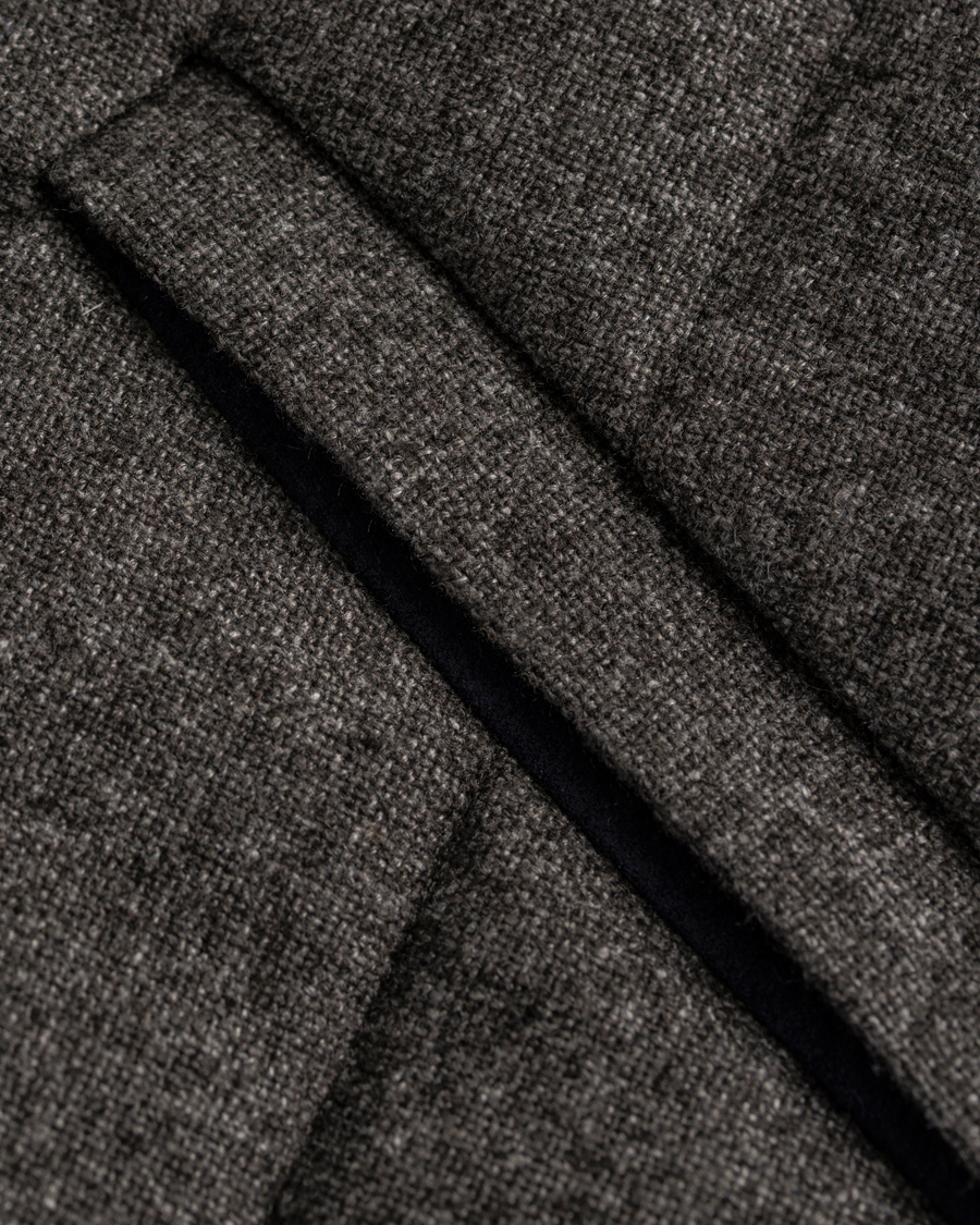 Heren | Jassen | Gran Sasso | Brushed Wool Reversible Vest Grey