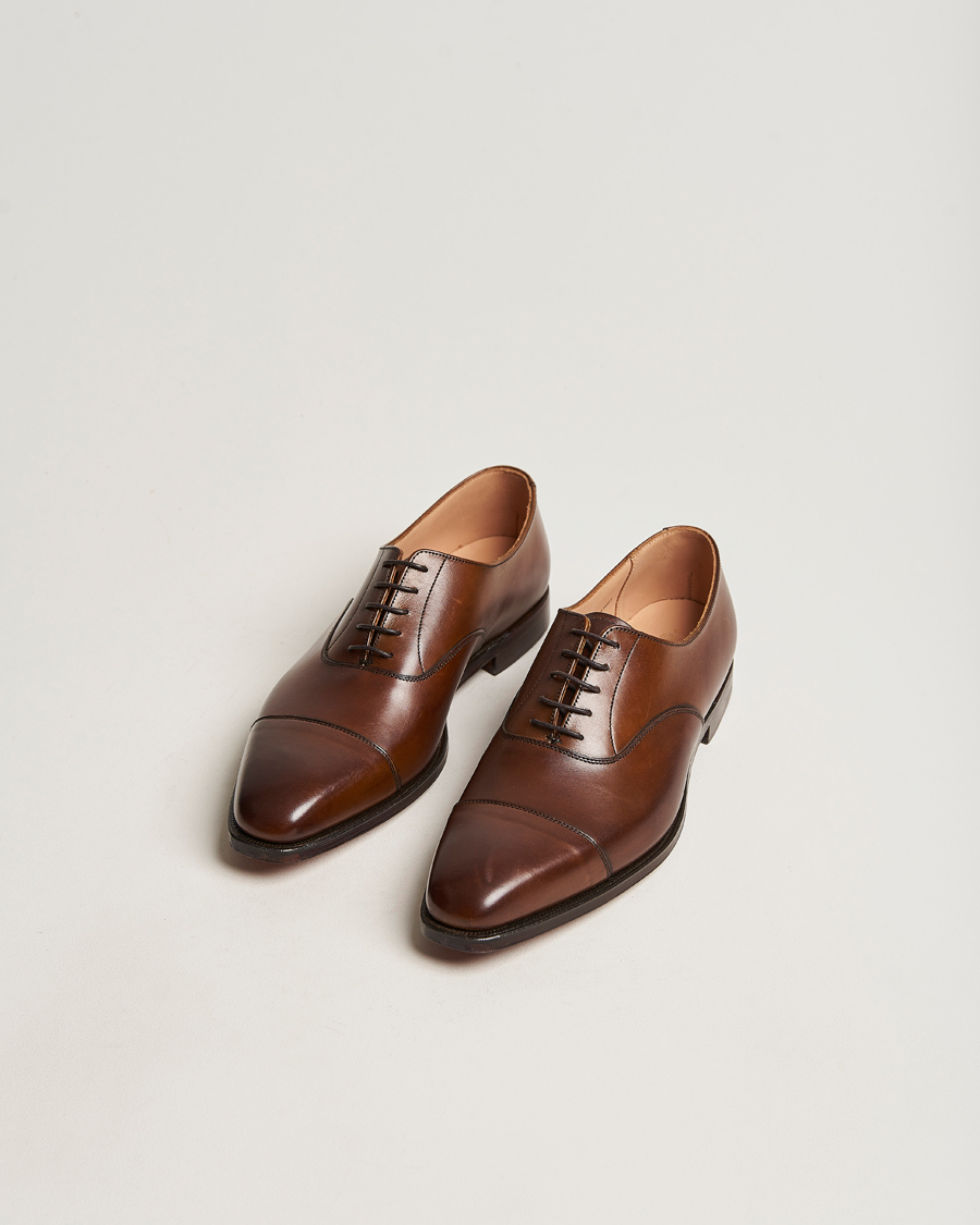 Heren | Oxfords | Crockett & Jones | Hallam Oxford Dark Brown Calf