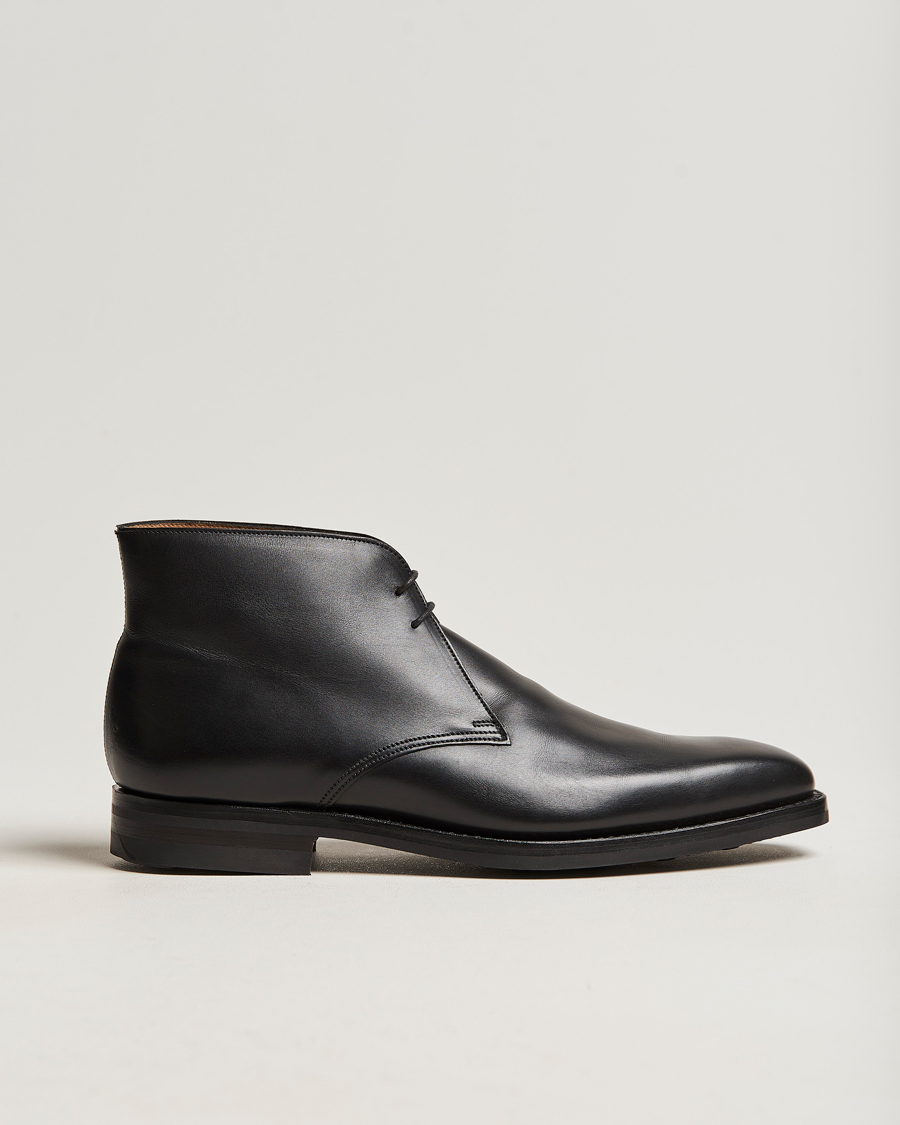 Heren | Laarzen | Crockett & Jones | Tetbury Chukka Black Calf