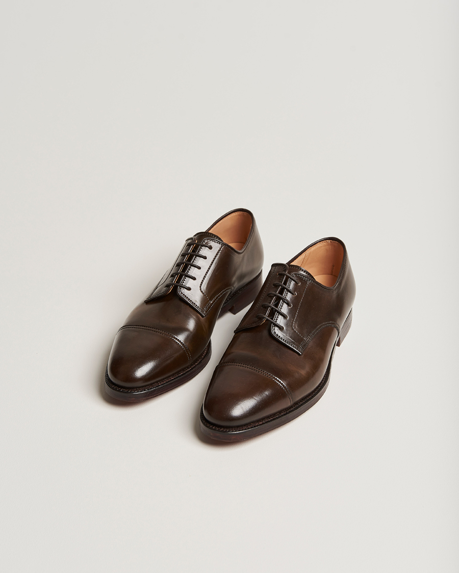 Heren | Handgemaakte schoenen | Crockett & Jones | Bradford Derby Dark Brown Cordovan