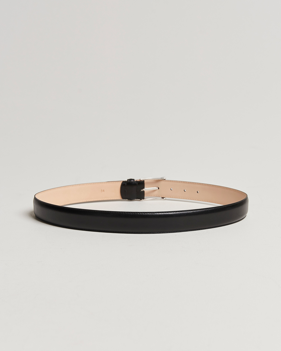 Men |  | Crockett & Jones | Belt 3,2 cm Black Calf