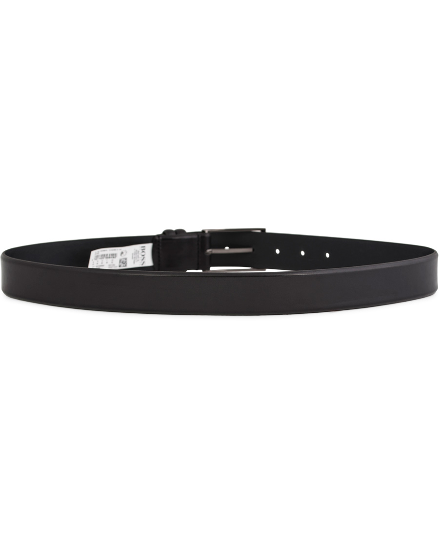 Heren | BOSS Carmello Leather Belt 3,5 cm Black | BOSS BLACK | BOSS Carmello Leather Belt 3,5 cm Black