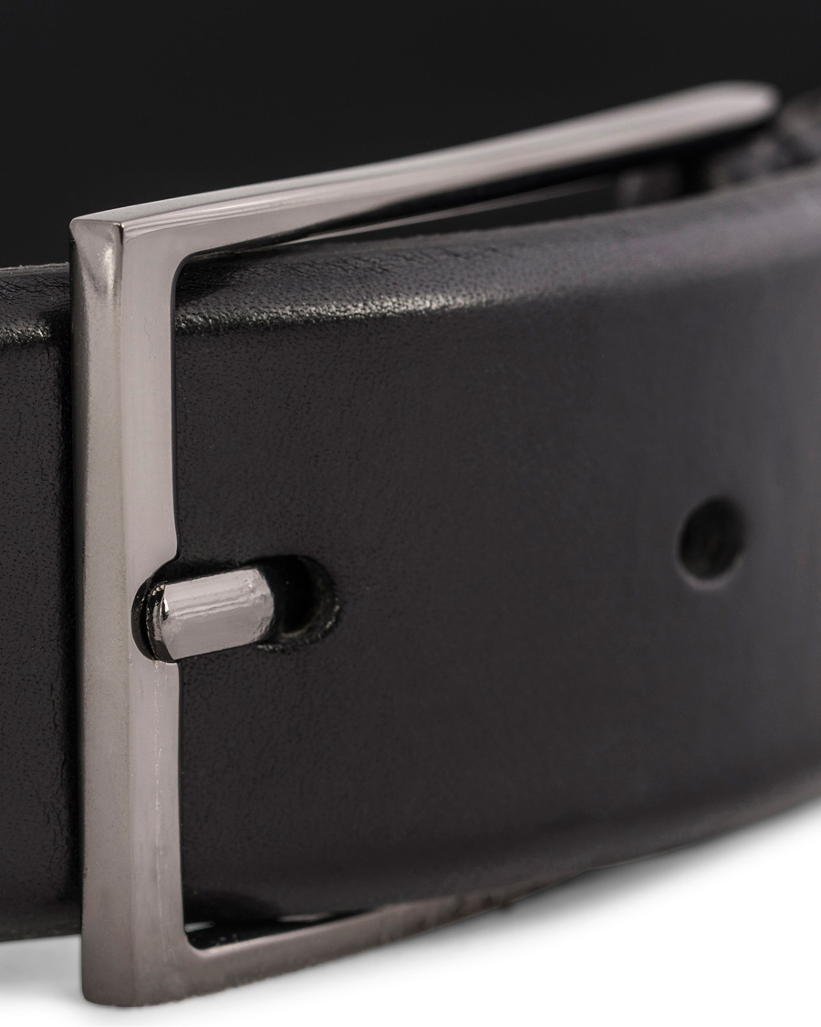 Heren | BOSS Carmello Leather Belt 3,5 cm Black | BOSS BLACK | BOSS Carmello Leather Belt 3,5 cm Black