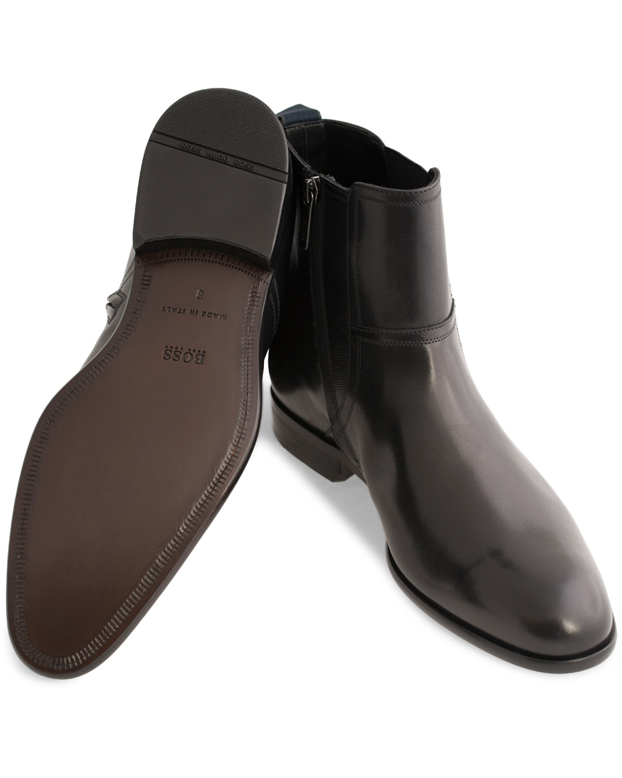 Heren | BOSS Manelo Chelsea Boot Black Calf | BOSS BLACK | BOSS Manelo Chelsea Boot Black Calf