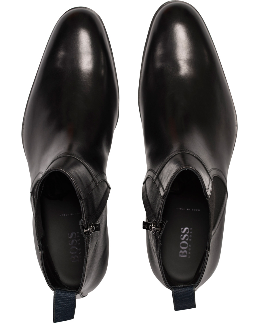 Heren | BOSS Manelo Chelsea Boot Black Calf | BOSS BLACK | BOSS Manelo Chelsea Boot Black Calf