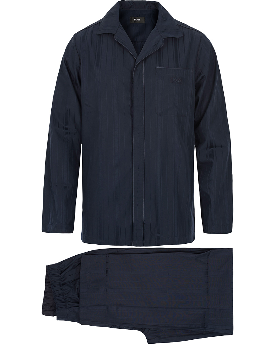 Heren | Ondergoed | BOSS BLACK | BOSS Pyjamas 3 Set Long Dark Blue