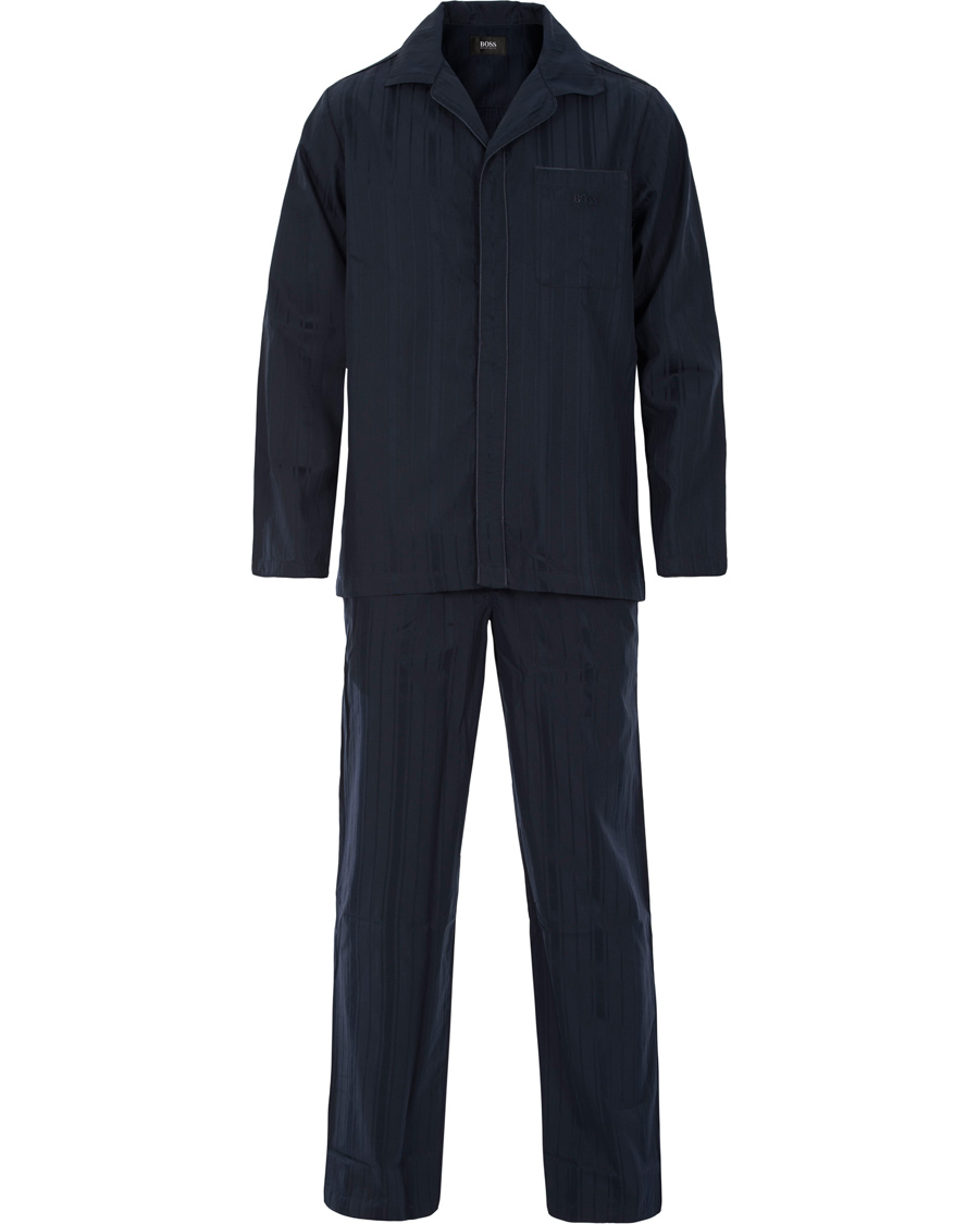 Heren | Ondergoed | BOSS BLACK | BOSS Pyjamas 3 Set Long Dark Blue