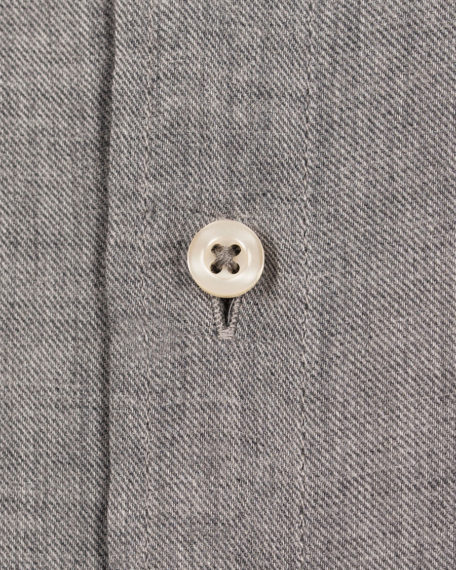 Heren | Overhemden | La Martina | Gaston Flannel Shirt Heather Grey