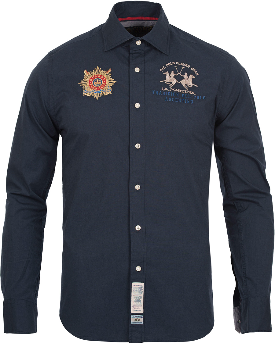 Heren | Overhemden | La Martina | Alfred Guards Shirt Navy