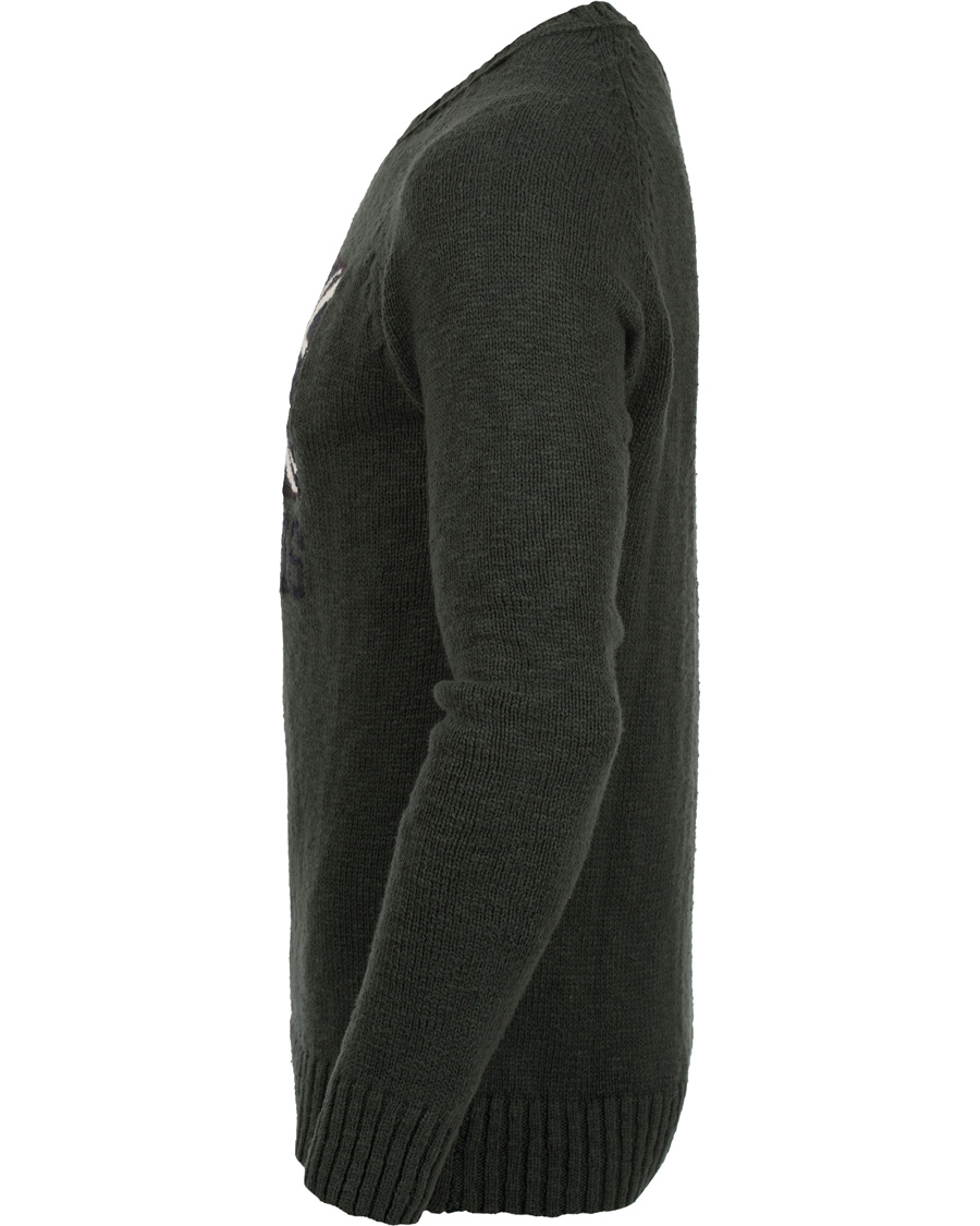 Heren | Truien | Morris | Britain O-Neck Green