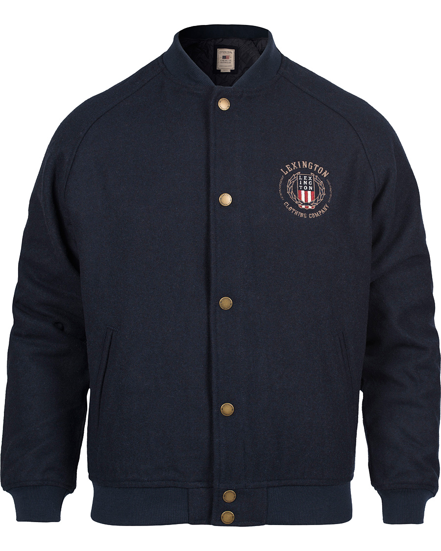 Heren | Jassen | Lexington | Quincy Baseball Jacket Deepest Blue