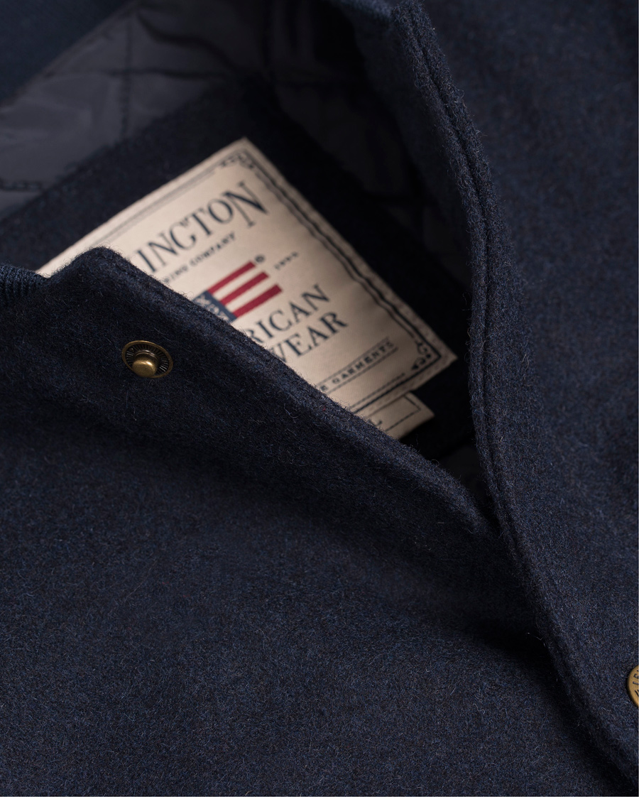 Heren | Jassen | Lexington | Quincy Baseball Jacket Deepest Blue