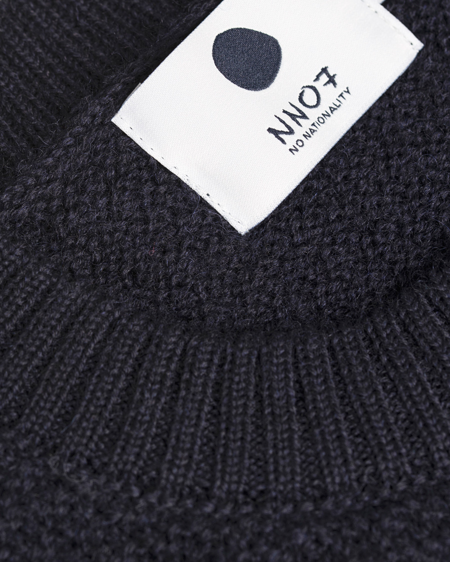 Heren | Truien | NN07 | New Andrew Knit Schoeller Sweater Navy