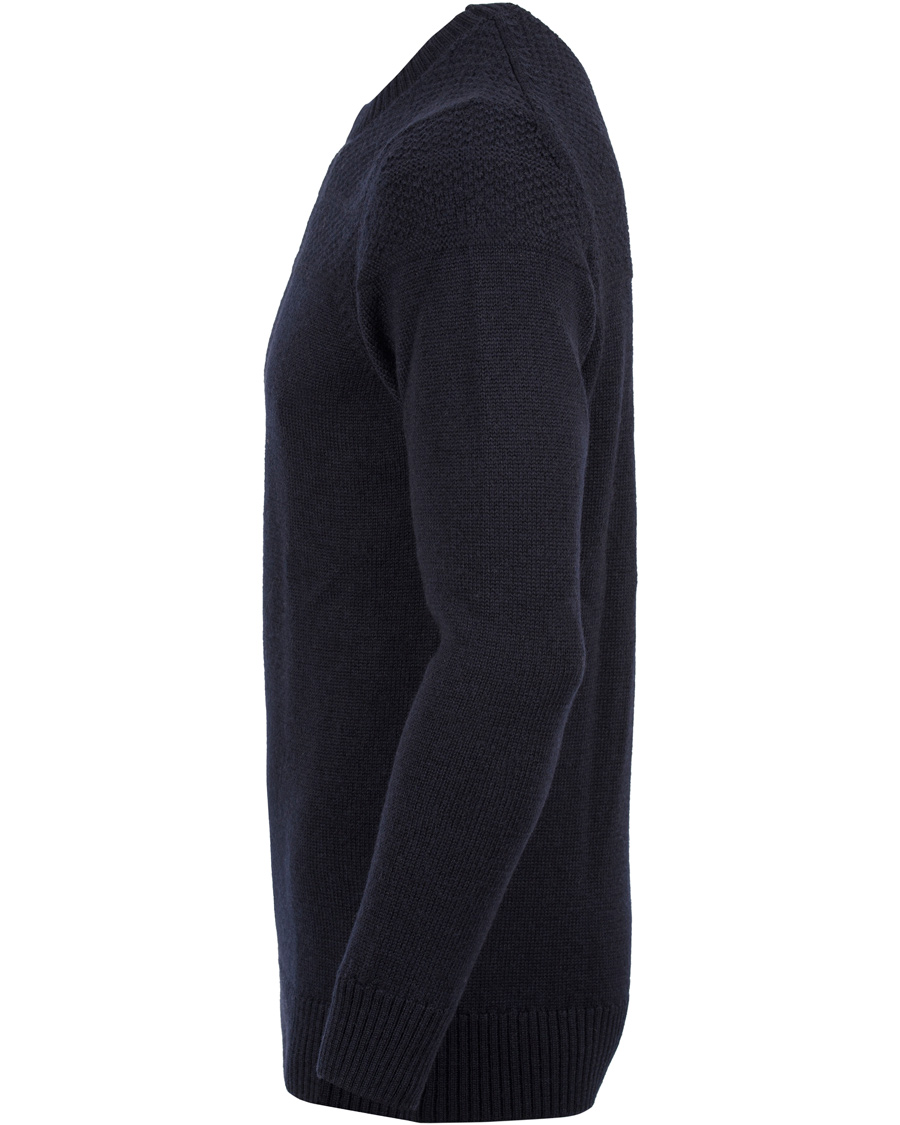 Heren | Truien | NN07 | New Andrew Knit Schoeller Sweater Navy