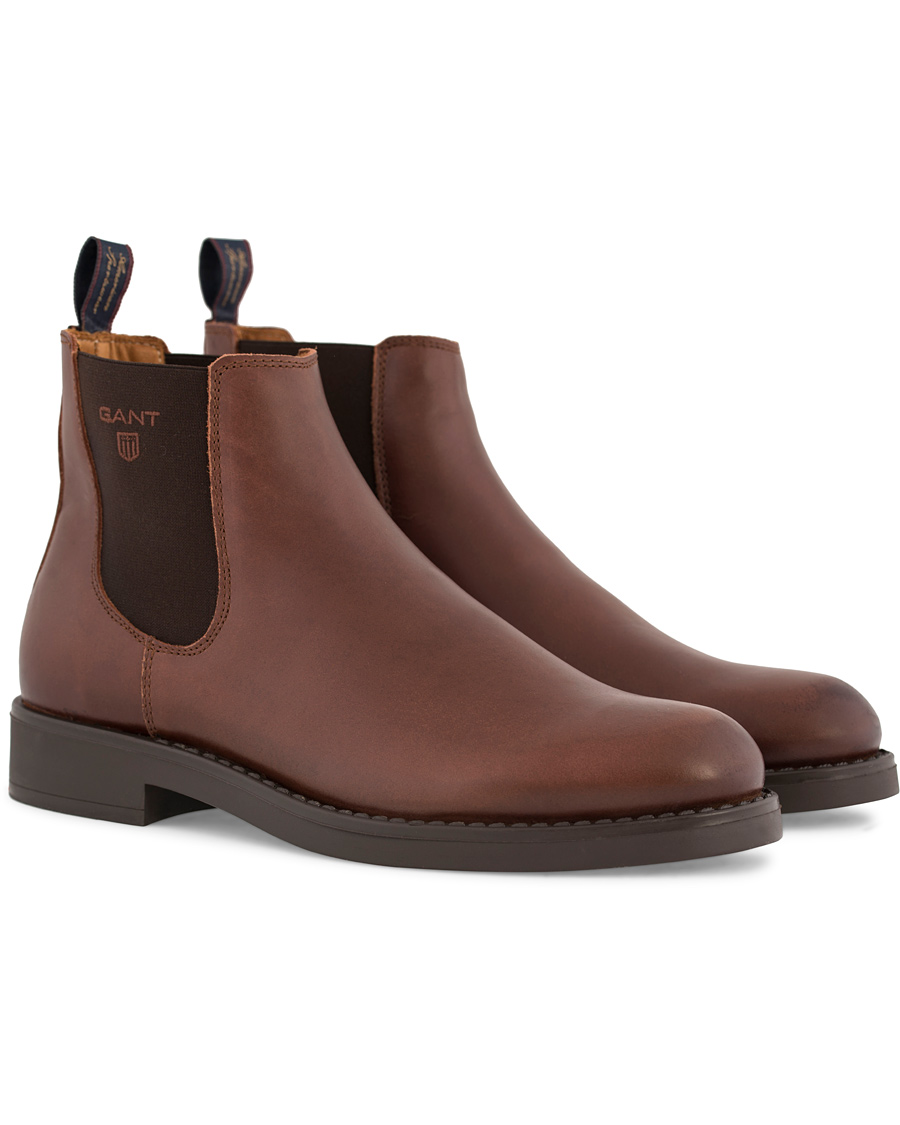 Heren | GANT Oscar Chelsea Boot Calf Cognac | GANT | Oscar Chelsea Boot Calf Cognac