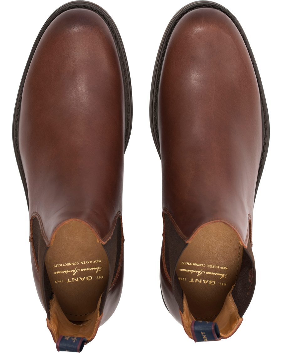 Heren | GANT Oscar Chelsea Boot Calf Cognac | GANT | Oscar Chelsea Boot Calf Cognac