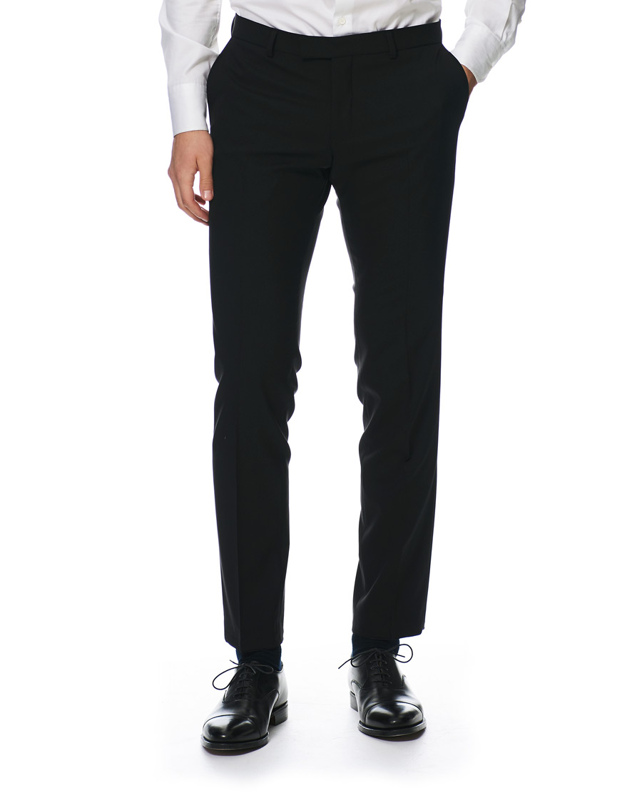 Heren | Broeken | Oscar Jacobson | Damien Trousers Super 120's Wool Black