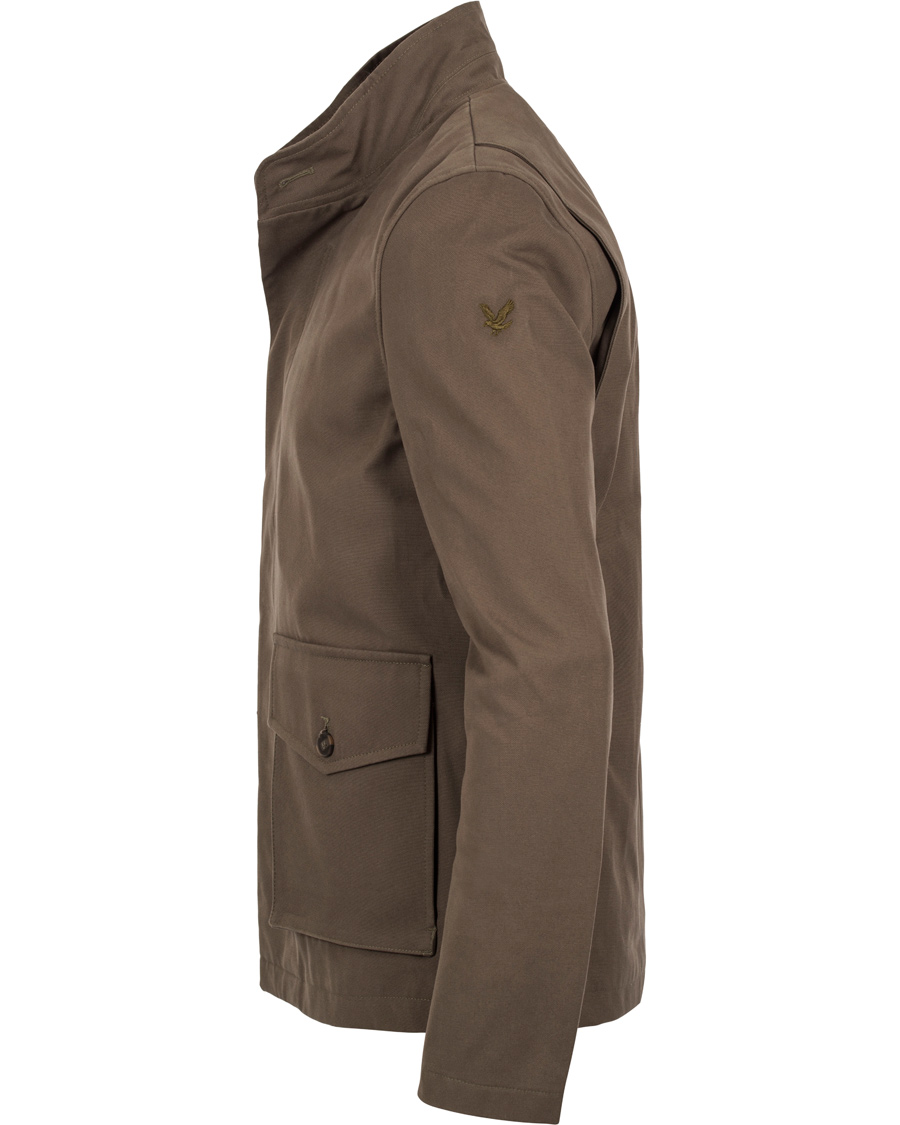 Heren | Jassen | Lyle & Scott | Shearling Lined Jacket Cedar Green