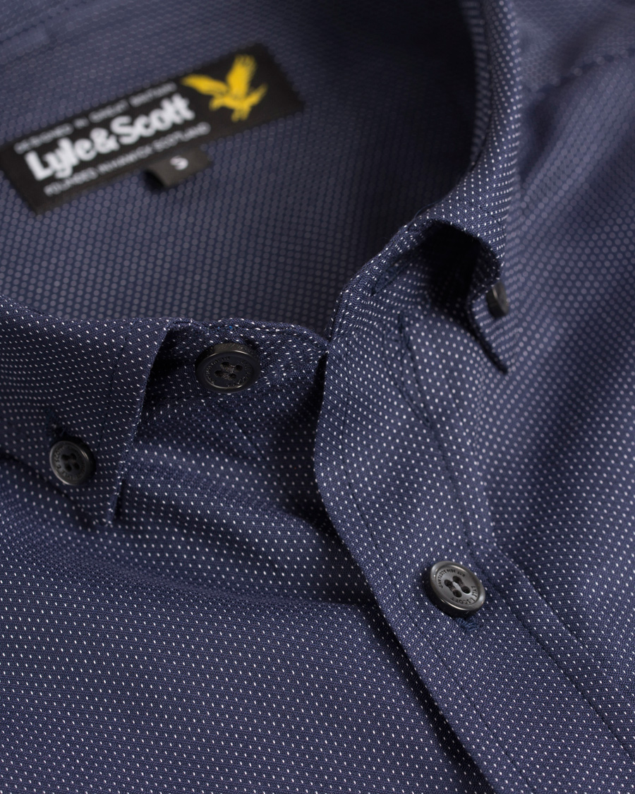 Heren | Overhemden | Lyle & Scott | Running Stitch Shirt New Navy