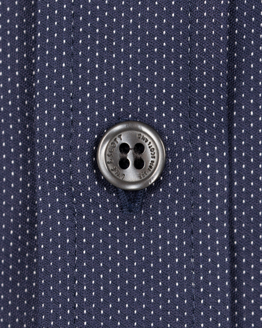 Heren | Overhemden | Lyle & Scott | Running Stitch Shirt New Navy