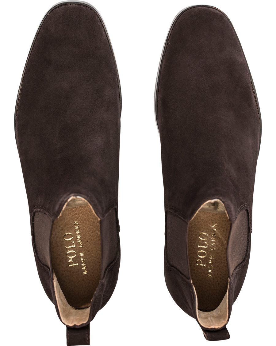 Heren | Polo Ralph Lauren Dillian Chelsea Boot Dark Brown Suede | Polo Ralph Lauren | Dillian Chelsea Boot Dark Brown Suede