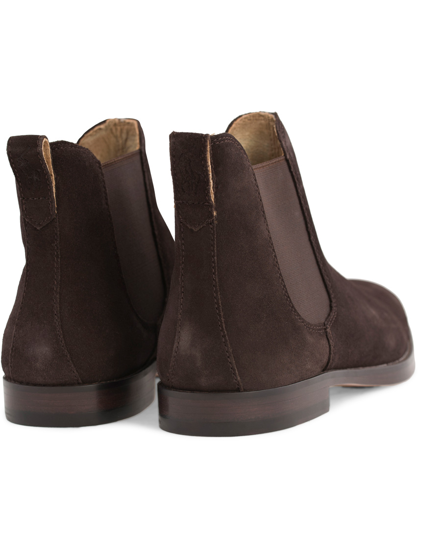 Heren | Polo Ralph Lauren Dillian Chelsea Boot Dark Brown Suede | Polo Ralph Lauren | Dillian Chelsea Boot Dark Brown Suede