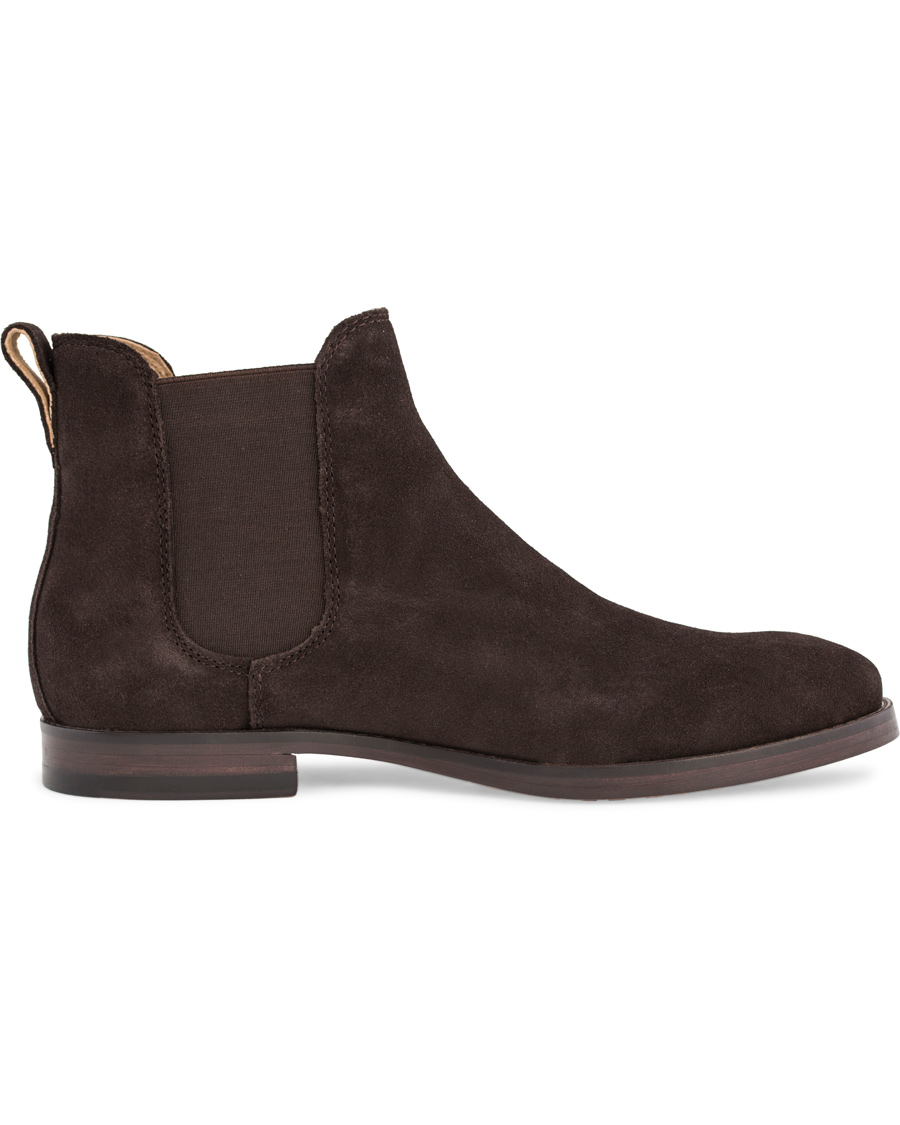 Heren | Polo Ralph Lauren Dillian Chelsea Boot Dark Brown Suede | Polo Ralph Lauren | Dillian Chelsea Boot Dark Brown Suede