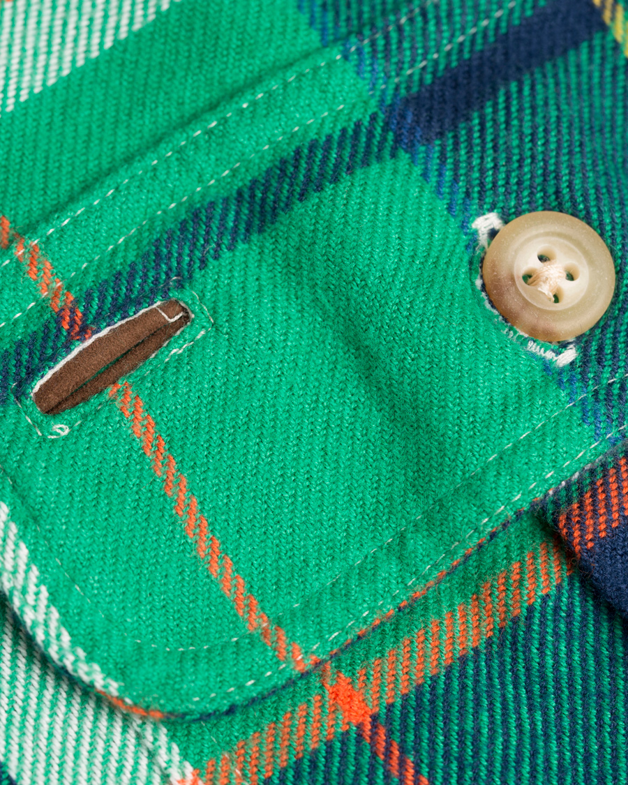 Heren | Overhemden | Polo Ralph Lauren | Matlock Core Fit Flannel Shirt Green/Navy