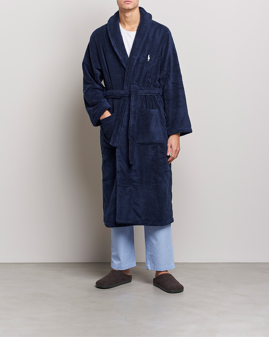 Heren | Pyjama's en gewaden | Polo Ralph Lauren | Shawl Robe Navy