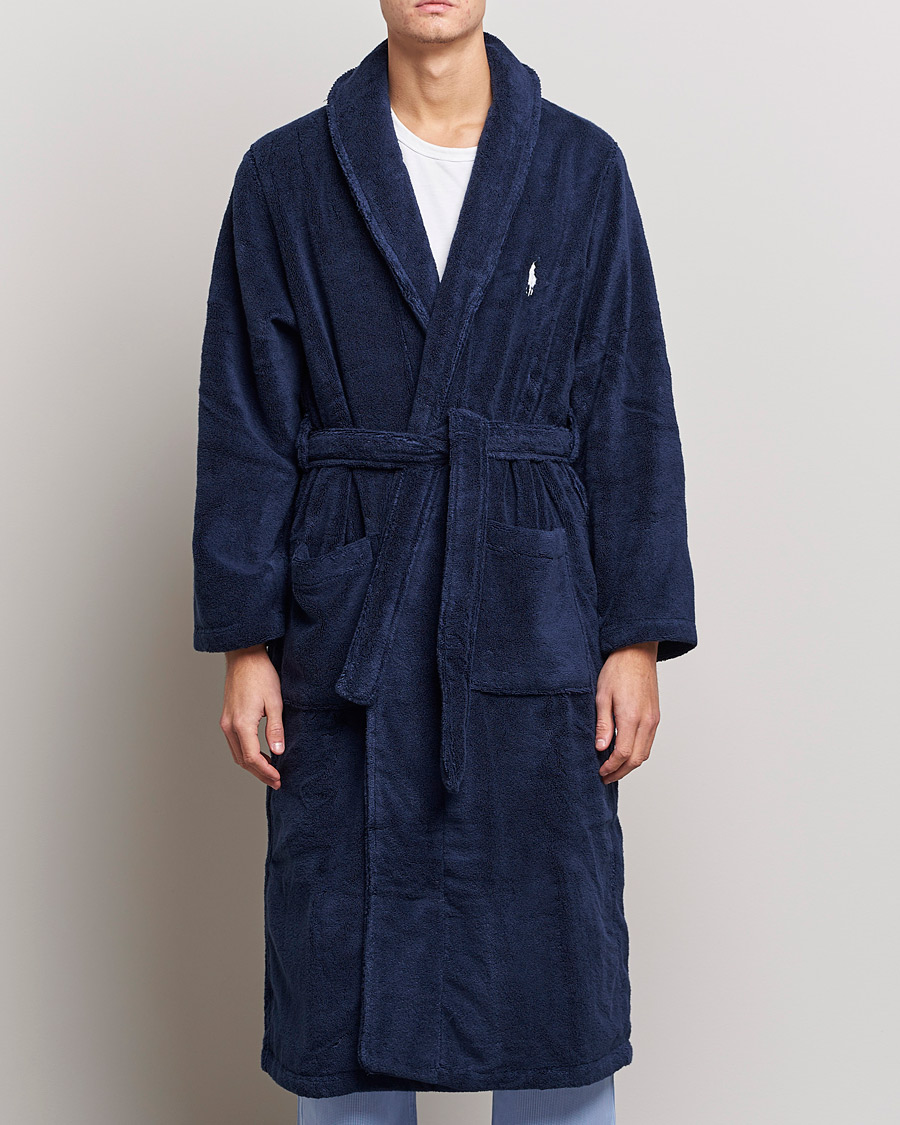 Heren | Badjassen | Polo Ralph Lauren | Shawl Robe Navy