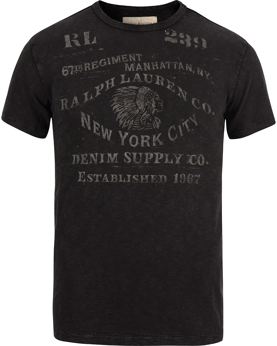 Heren | T-shirts | Denim & Supply Ralph Lauren | 67th Regim Tee Black 67