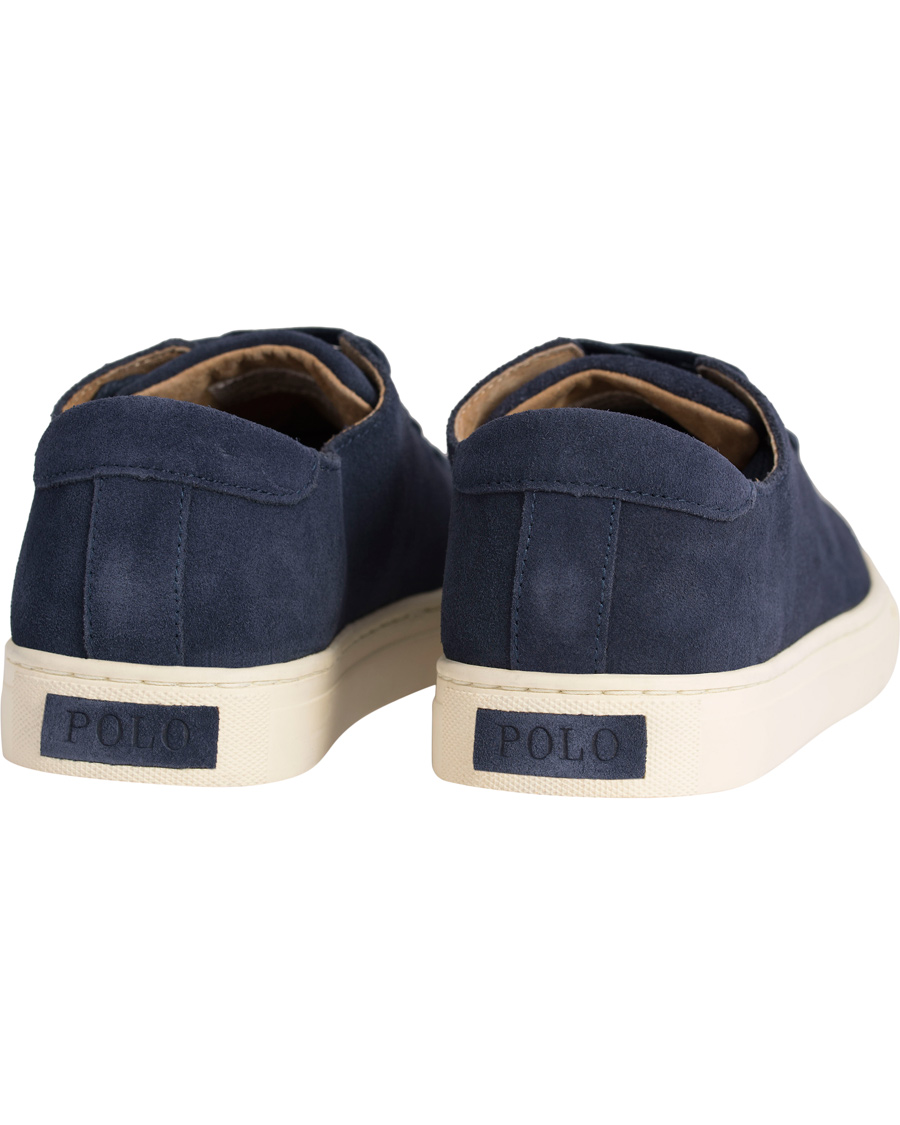 Heren | Polo Ralph Lauren Jermain Sneaker Navy Suede | Polo Ralph Lauren | Jermain Sneaker Navy Suede