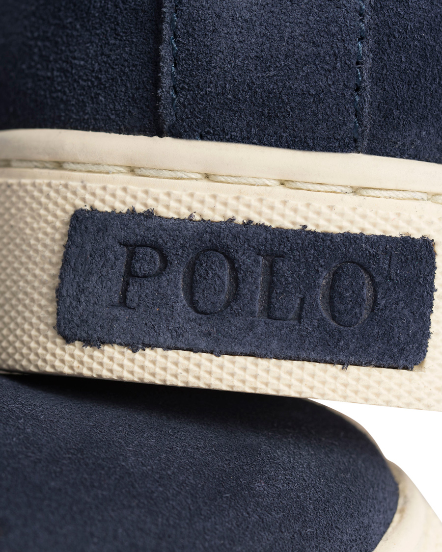 Heren | Polo Ralph Lauren Jermain Sneaker Navy Suede | Polo Ralph Lauren | Jermain Sneaker Navy Suede