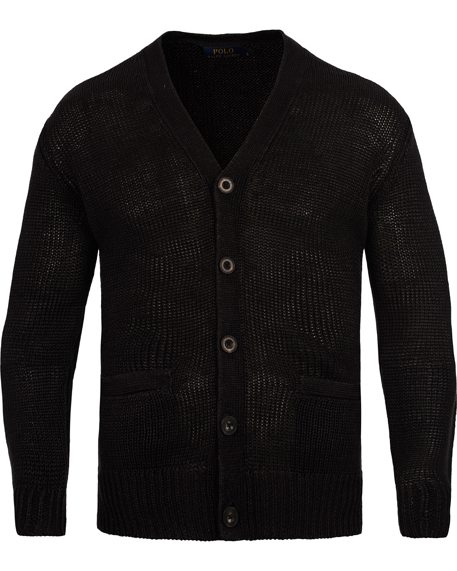 Heren | Truien | Polo Ralph Lauren | Linen Cardigan Polo Black