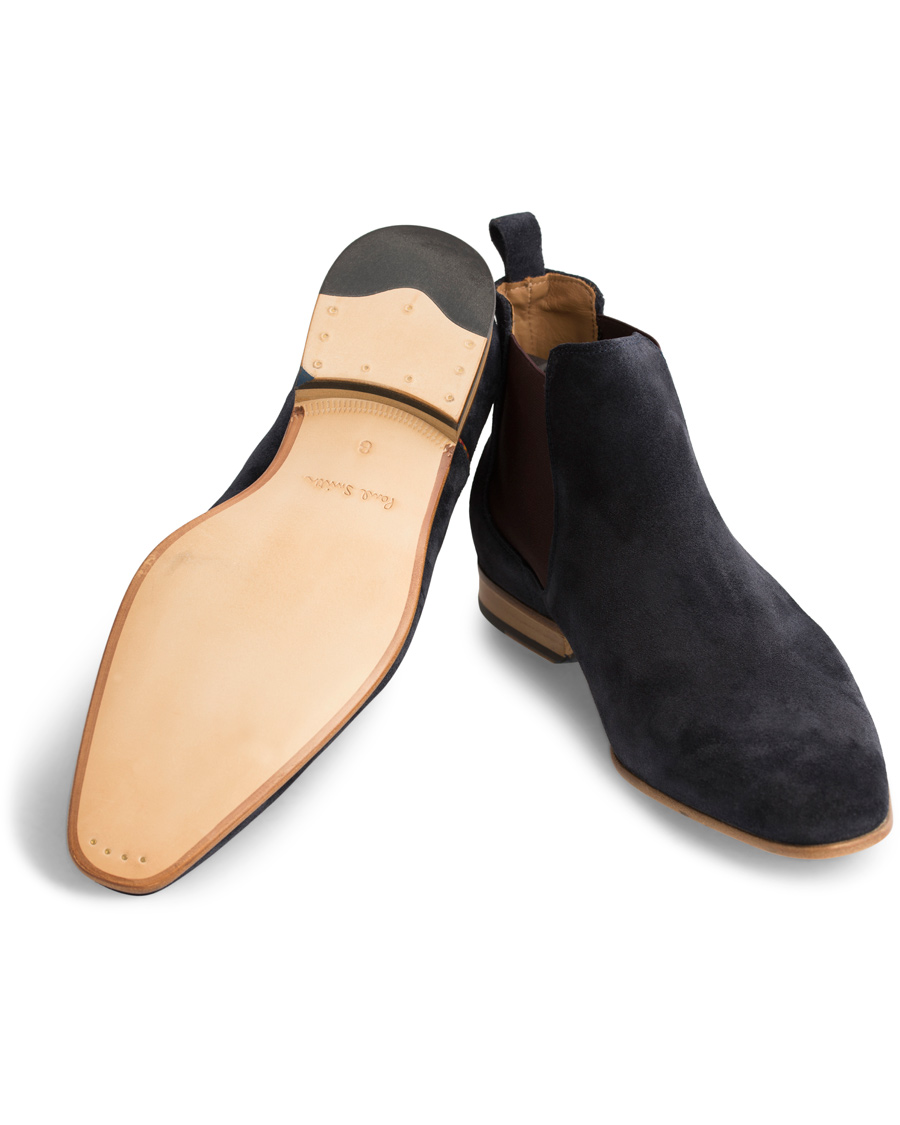 Heren | Paul Smith Shoe Falconer Chelsea Boot Suede Navy | Paul Smith Shoe | Falconer Chelsea Boot Suede Navy