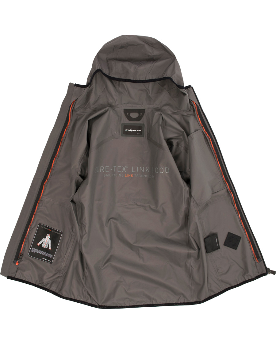 Heren | Jassen | Sail Racing | Gore-Tex Link Hood Jacket Dark Grey