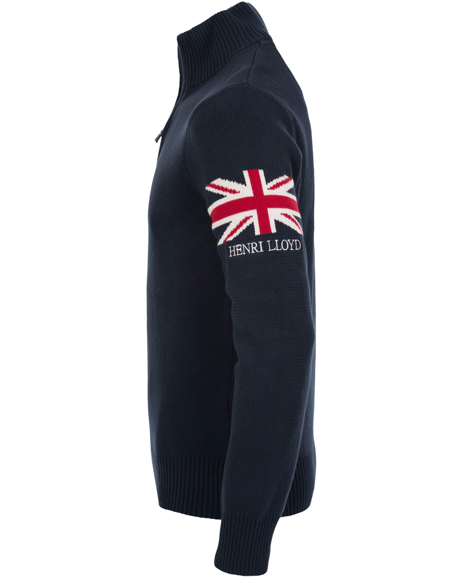 Heren | Truien | Henri-Lloyd | Henri Lloyd Arley Regular Half Zip Knit Sweater Navy