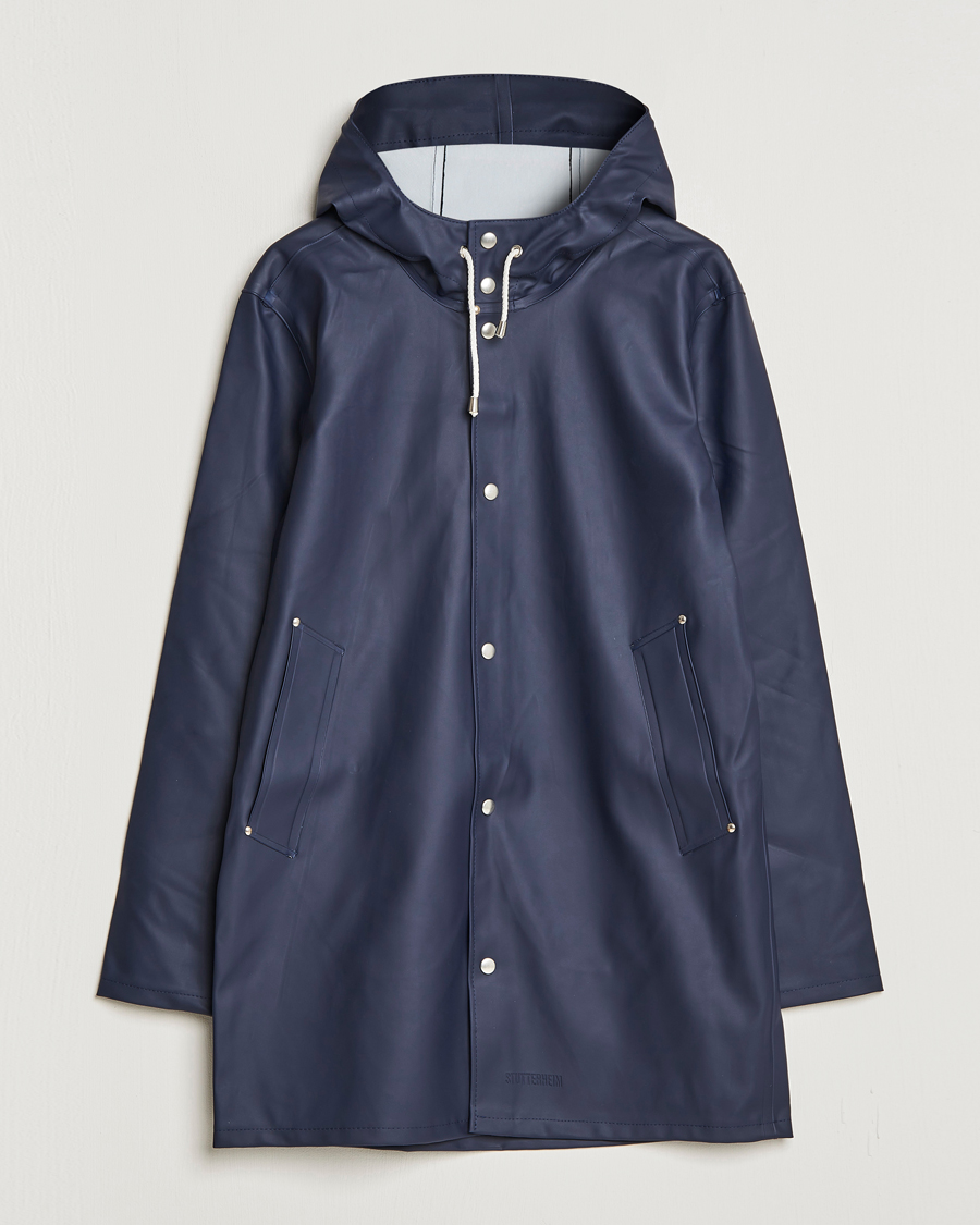 Heren | Jassen | Stutterheim | Stockholm Raincoat Navy