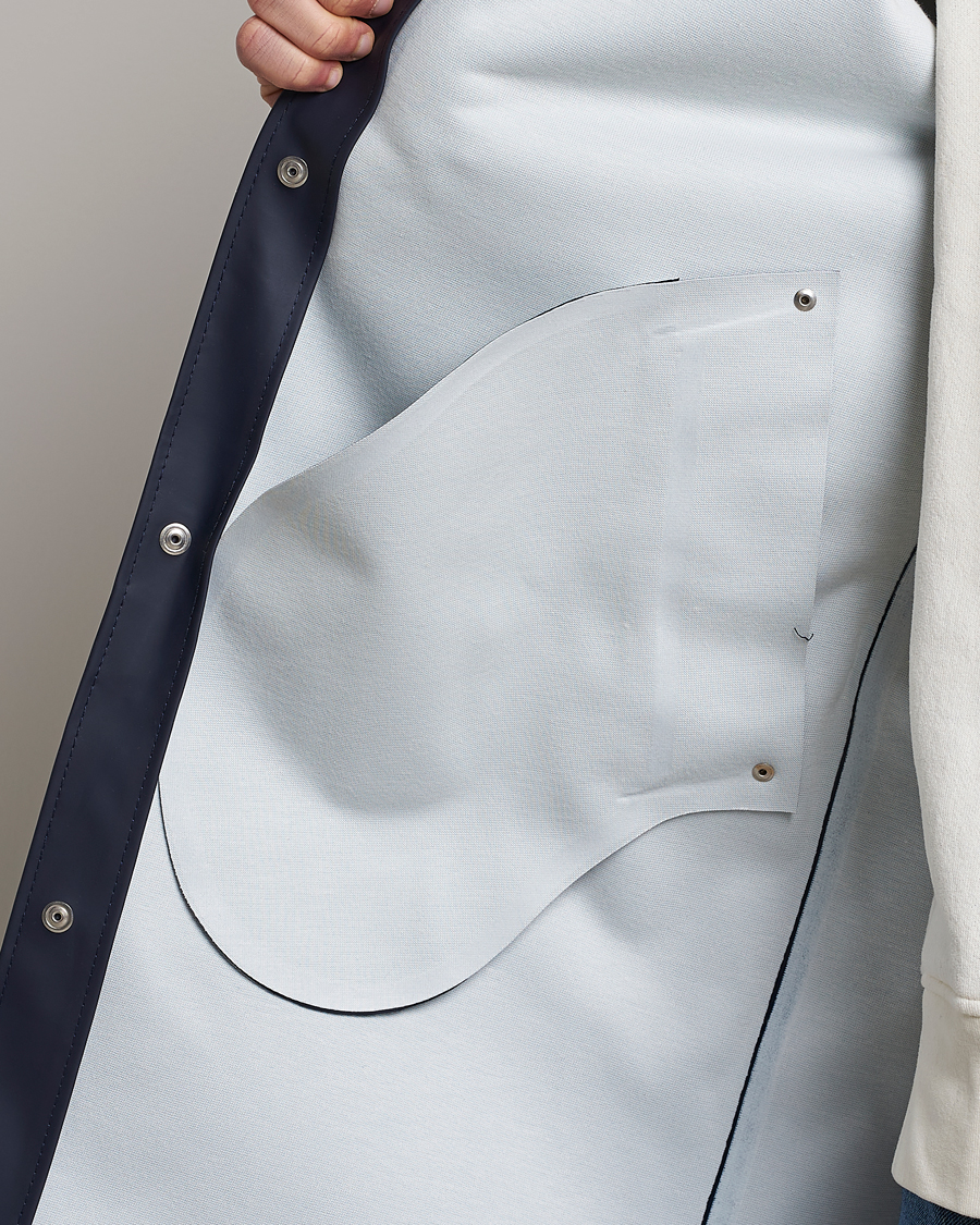 Heren | Jassen | Stutterheim | Stockholm Raincoat Navy