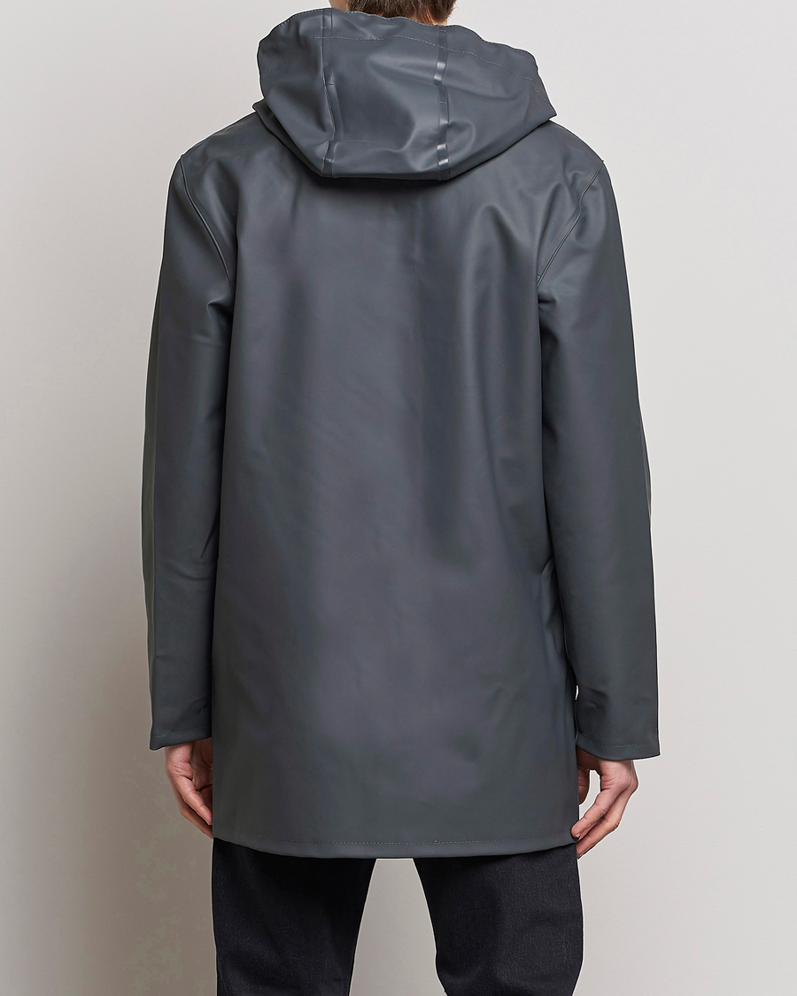 Heren | Jassen | Stutterheim | Stockholm Raincoat Charcoal