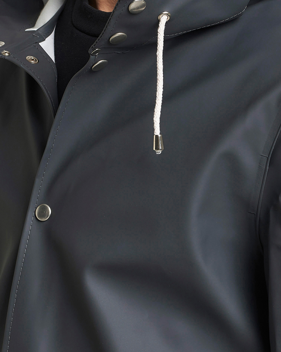 Heren | Jassen | Stutterheim | Stockholm Raincoat Charcoal