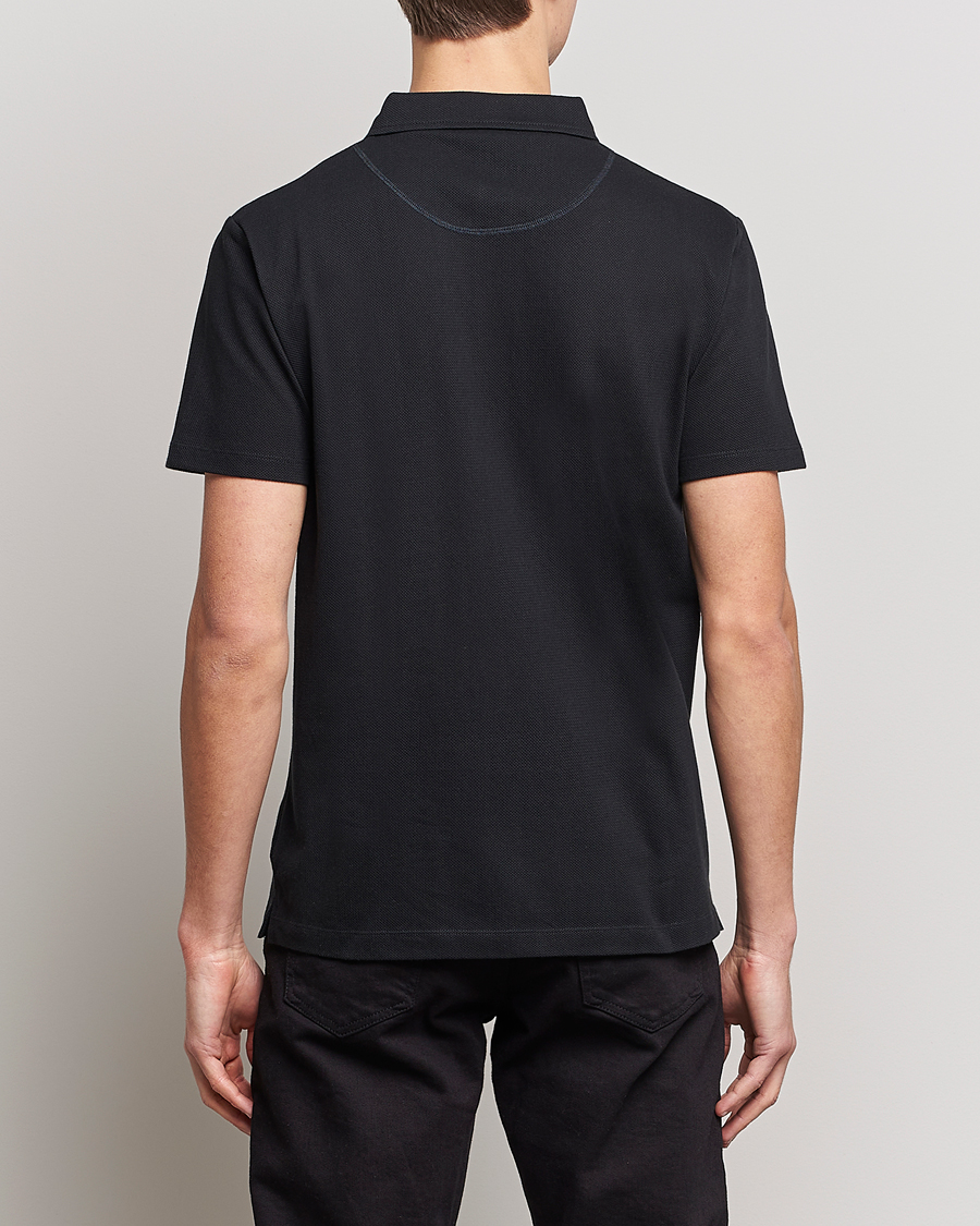 Heren | Polo's | Sunspel | Riviera Polo Shirt Black