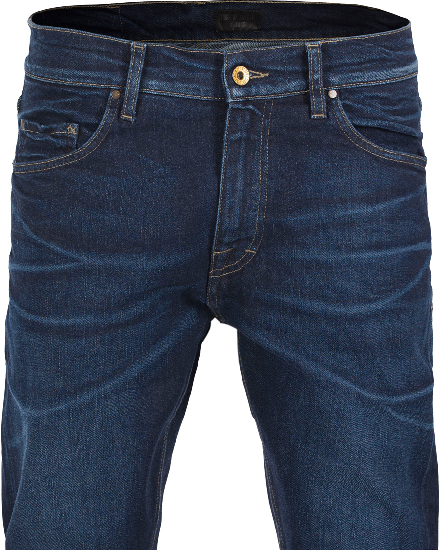 Heren | Jeans | Tiger of Sweden Jeans | Pistolero Underground Black/Blue