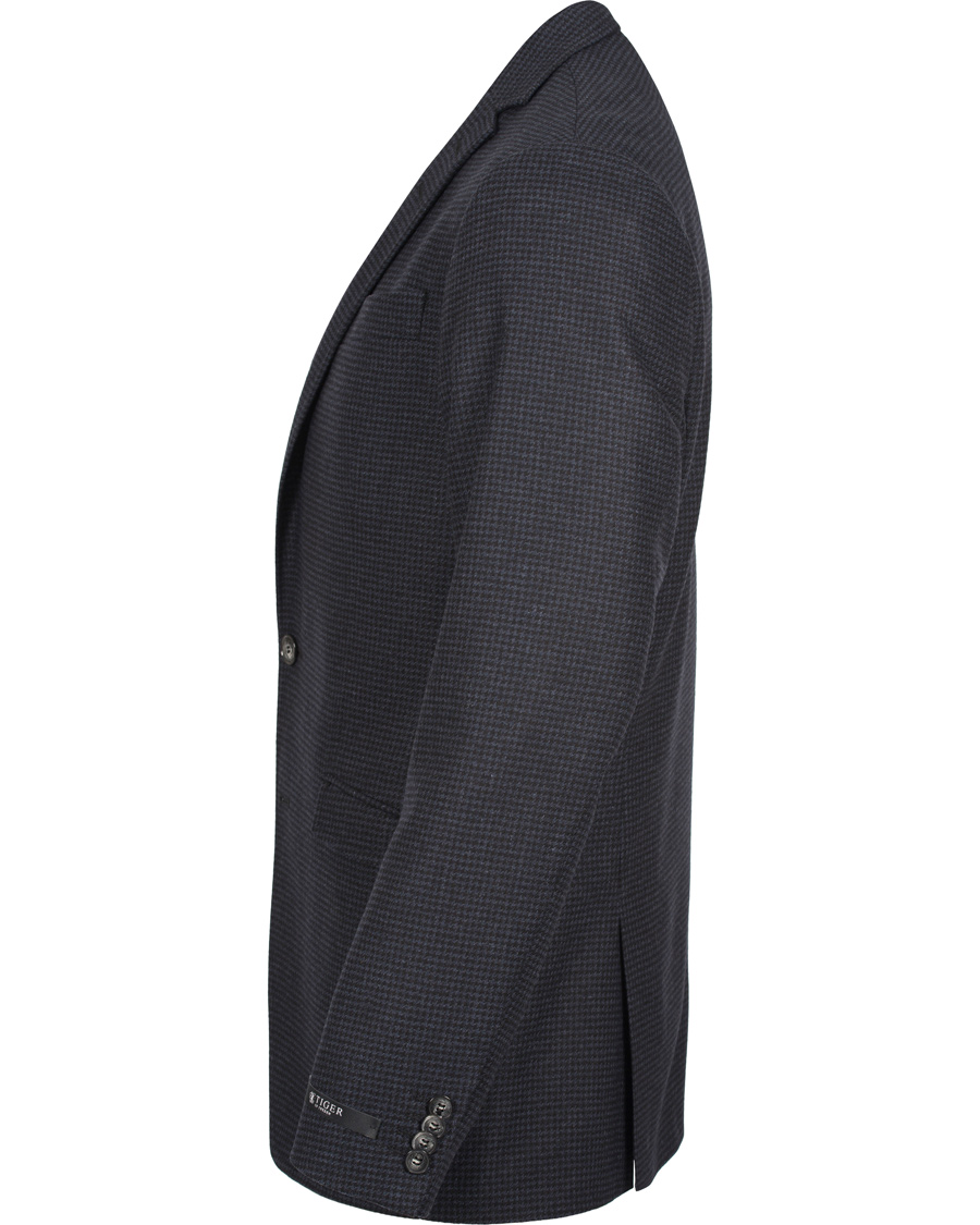 Heren | Blazers | Tiger of Sweden | Nedvin Houndstooth Blazer Sky Captain Navy