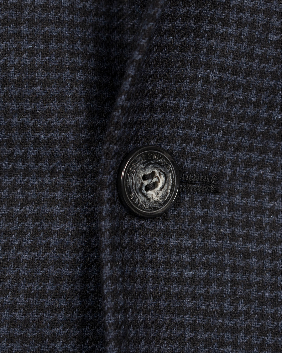 Heren | Blazers | Tiger of Sweden | Nedvin Houndstooth Blazer Sky Captain Navy