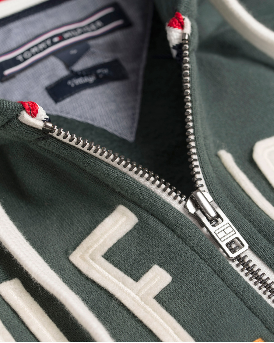 Heren | Truien | Tommy Hilfiger | Nardo Zip Hooded Sweatshirt Old Green