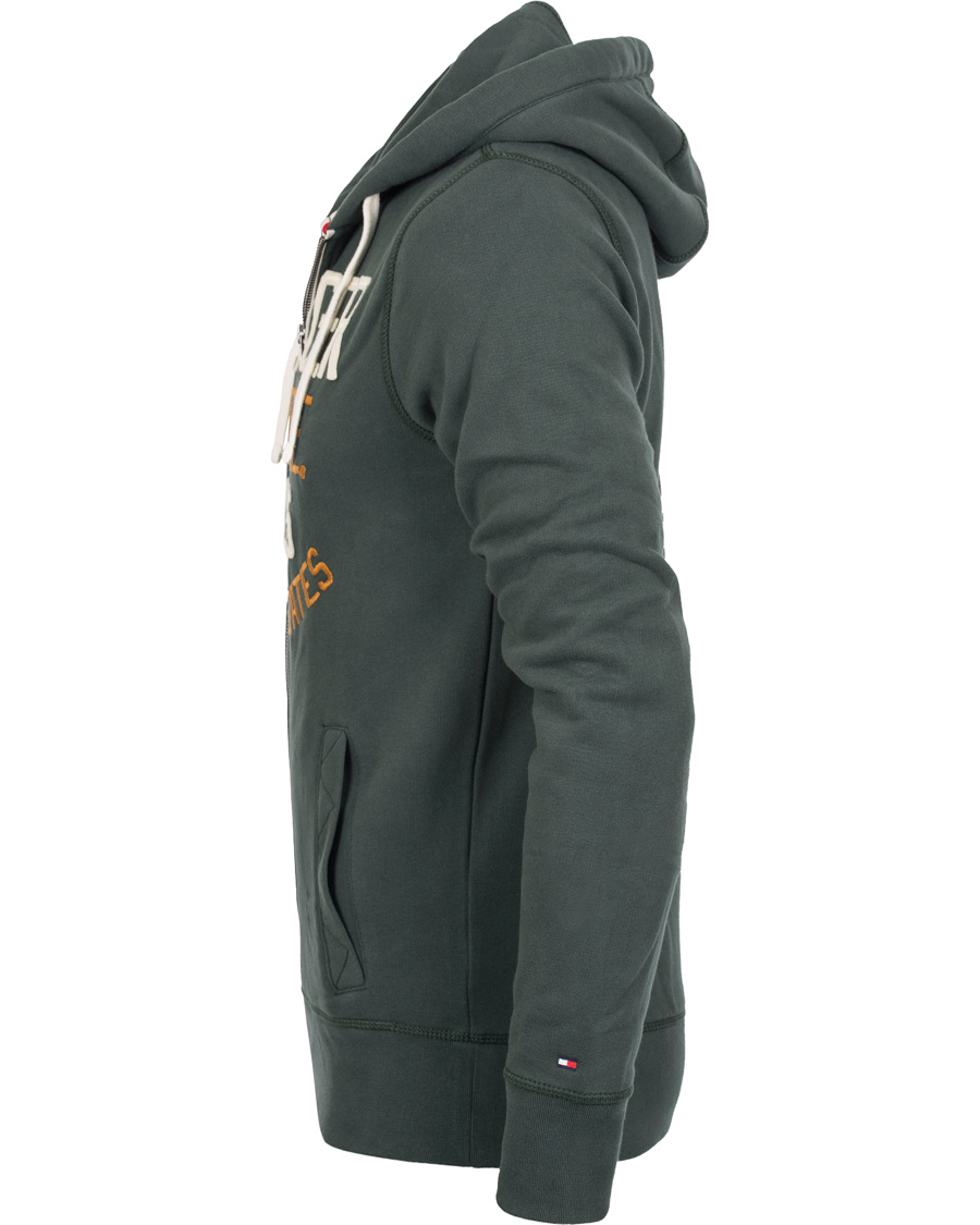 Heren | Truien | Tommy Hilfiger | Nardo Zip Hooded Sweatshirt Old Green