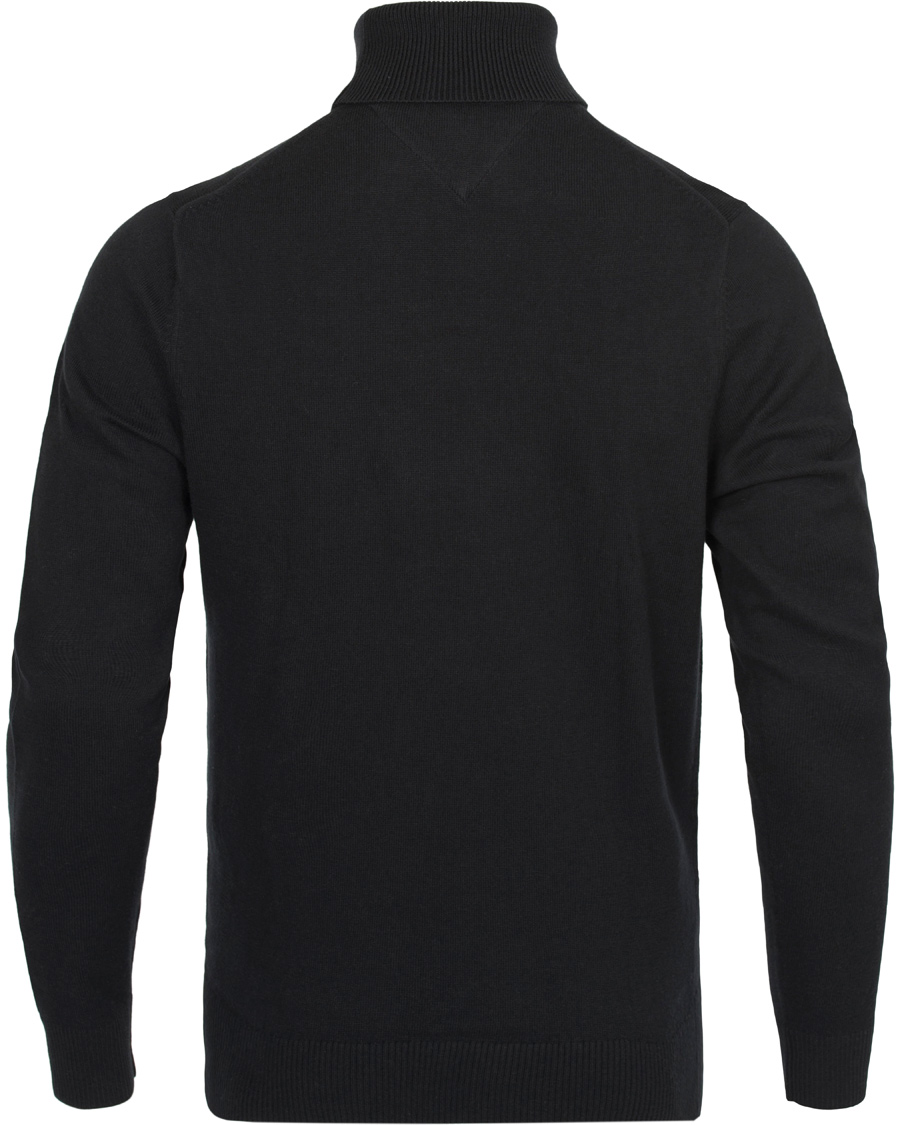 Heren | Truien | Tommy Hilfiger | Pima Cotton Cashmere Roll Neck Black