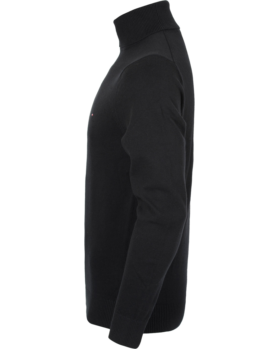 Heren | Truien | Tommy Hilfiger | Pima Cotton Cashmere Roll Neck Black